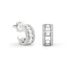Belle Époque Reel White Gold and Diamonds Earrings, 5.7mm